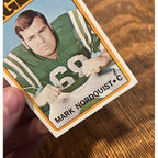 1972 Topps Football #102 Mark Nordquist Eagles Fair/Good - Marked
