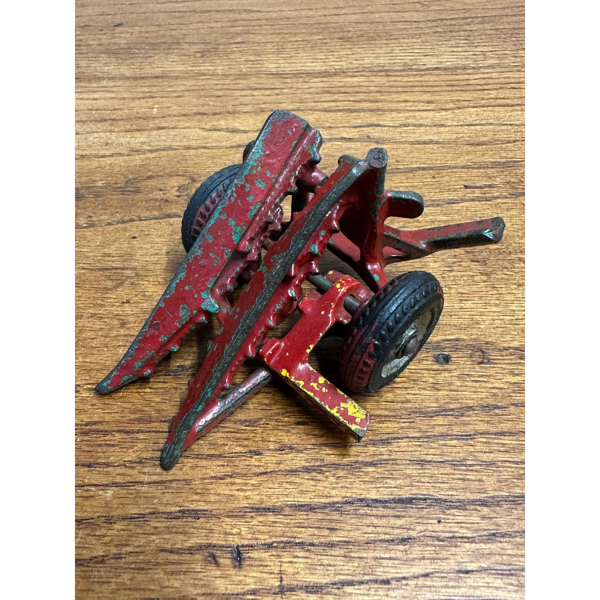 Vintage Arcade Cast Iron Farm Toy Sickle Mower Broken As-Is