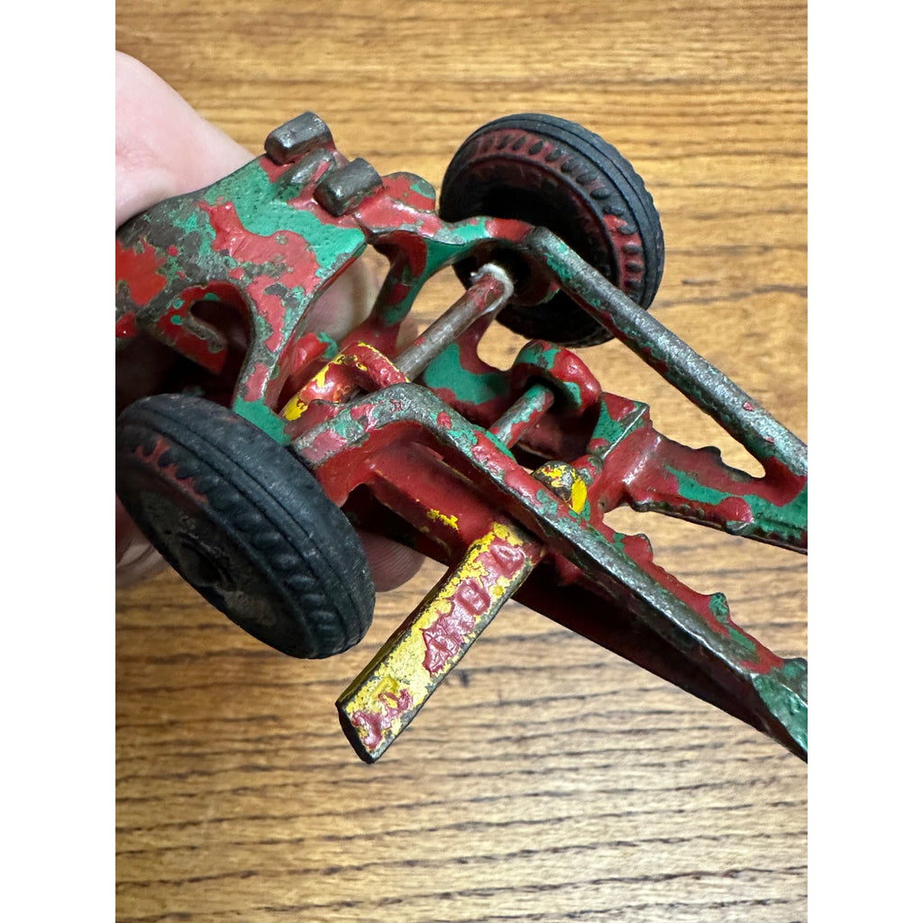 Vintage Arcade Cast Iron Farm Toy Sickle Mower Broken As-Is