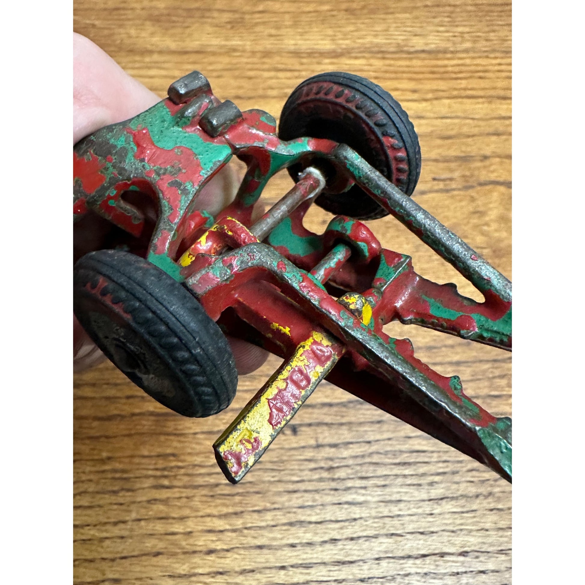 Vintage Arcade Cast Iron Farm Toy Sickle Mower Broken As-Is