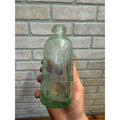Antique 1900s Aqua Hutchinson Ben Kornburger & Bro Soda Bottle Milwaukee Wis