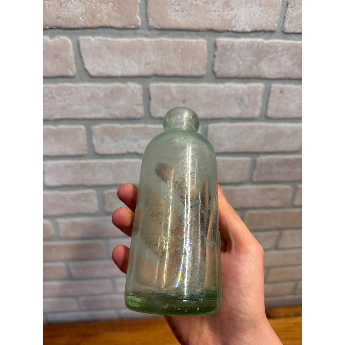 Antique 1900s Aqua Hutchinson Ben Kornburger & Bro Soda Bottle Milwaukee Wis