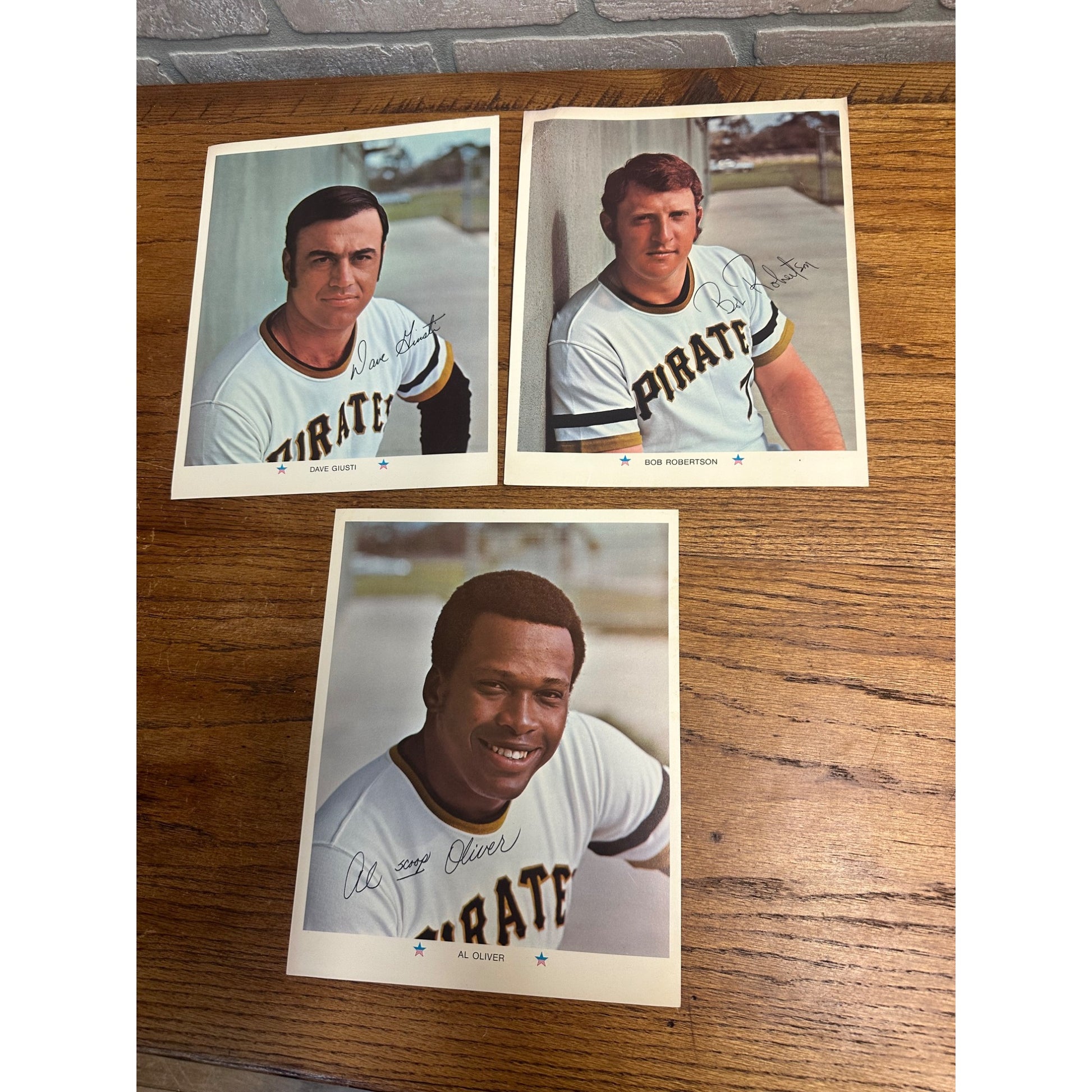 Vintage 1971 Pittsburgh Pirates MLB Arco Team Issued Photos Al Oliver, Giusti +