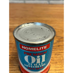 Vintage Homelite Premium 2-Cycle Motor Oil Half-Pint Tin Can SAE 40 Charlotte, North Carolina
