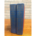 1949 The Outline of History Volumes I and II By H.G. Wells Hardcover Book Vintage Antique