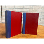 1949 The Outline of History Volumes I and II By H.G. Wells Hardcover Book Vintage Antique