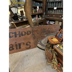 Vintage 1950s Joey's After School Bicycle Repairs Wooden Trade Advertising Sign