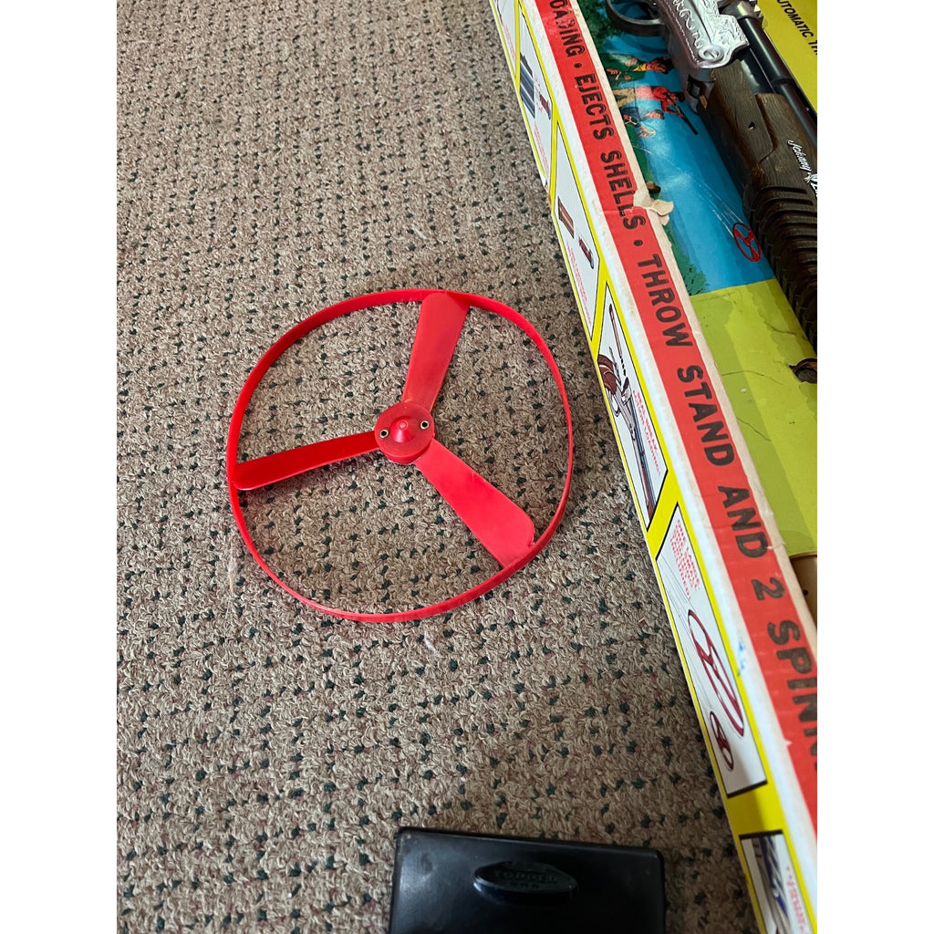 Vintage Topper Toy Johnny Eagle Skeet Shooter Break Barrel Toy with Box