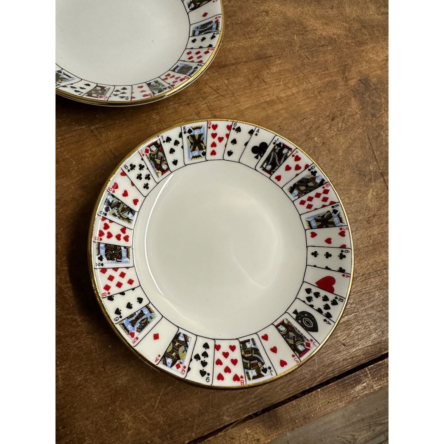 Queen's Fine Bone China England Poker Alice In Wonderland Cards Theme