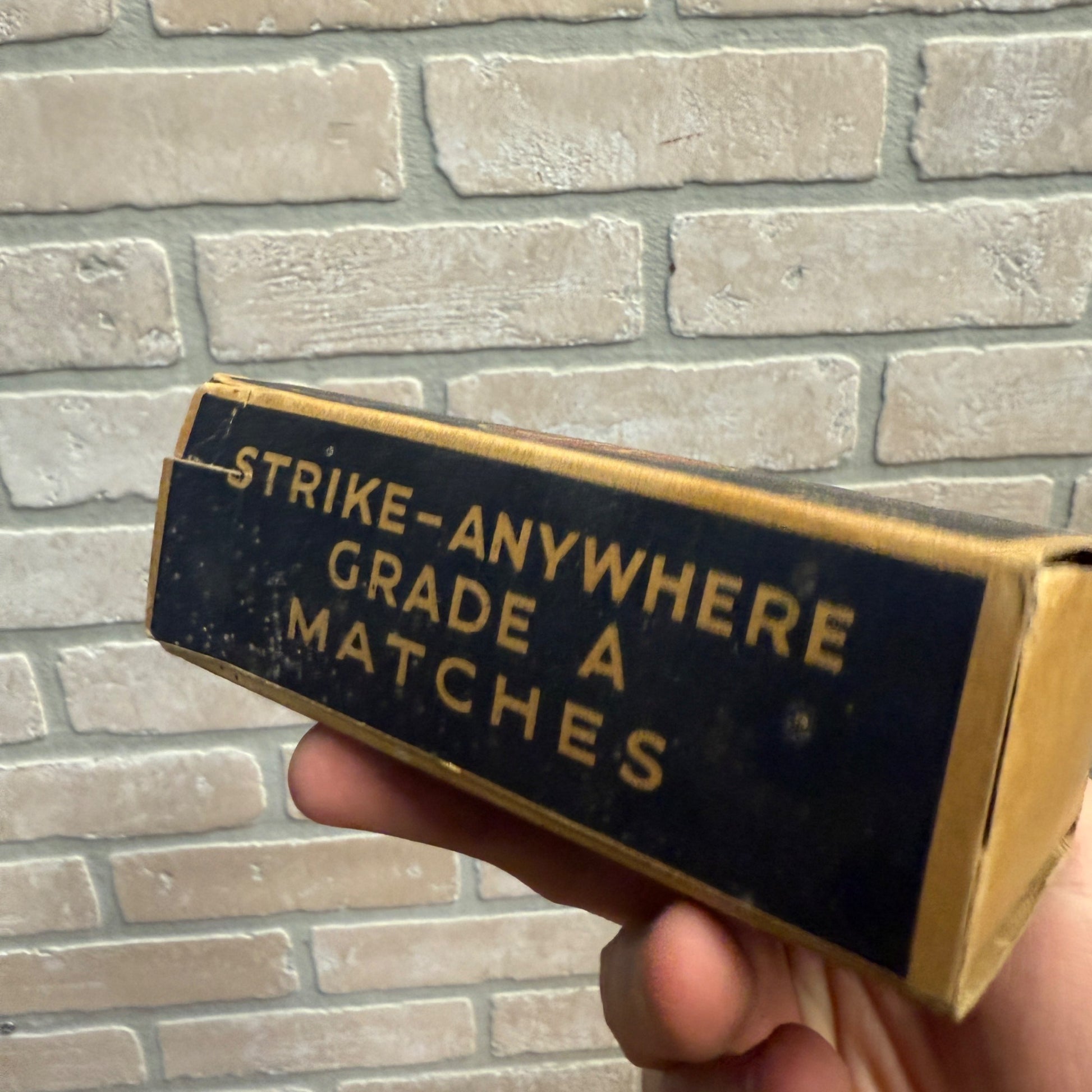 Vintage A&P Groceries Advertising Match Box w/ Matches Grocery Decor