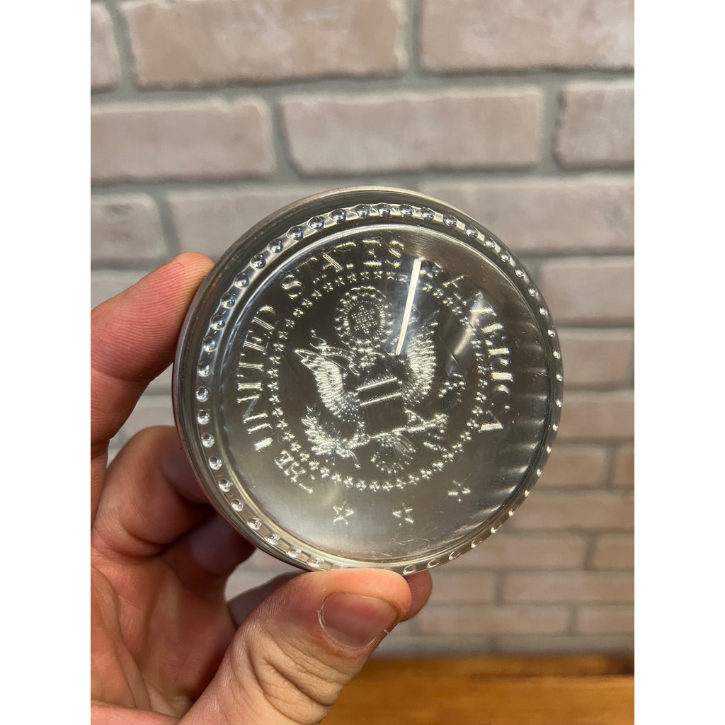 Vintage Salisbury Pewter Images of America - American Seal Eagle - Paperweight