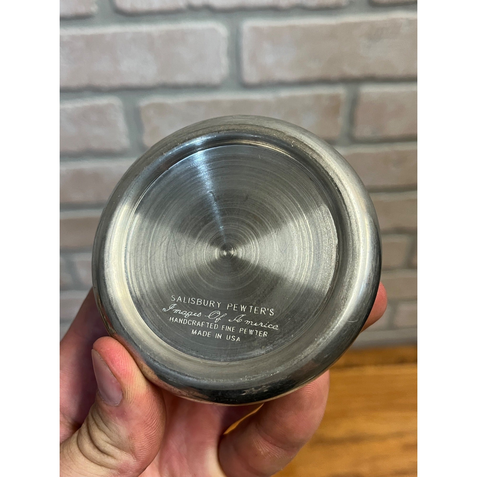 Vintage Salisbury Pewter Images of America - American Seal Eagle - Paperweight