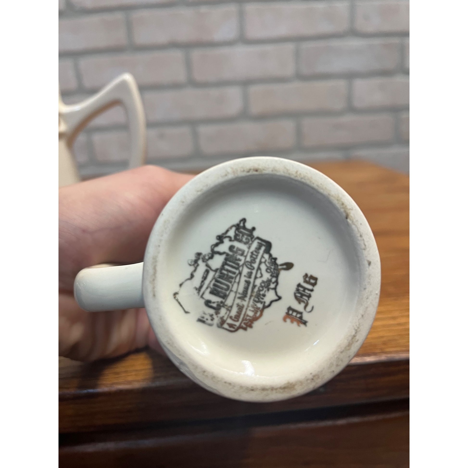 Vintage 1950s Wisconsin State College Oshkosh Wis University Mugs Bunting
