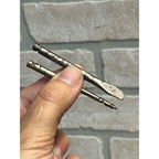 RARE Vintage German Solid Brass Roundlet Travel Multi-Tool Pocket w/ 2 Bits