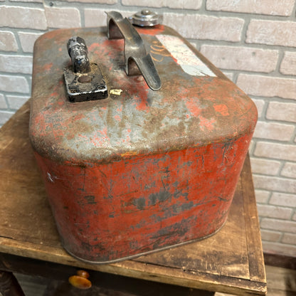 Vtg Kiekhaefer Mercury 3 1/4 Gallon Steel Gas Tank Can Outboard Engine Boat