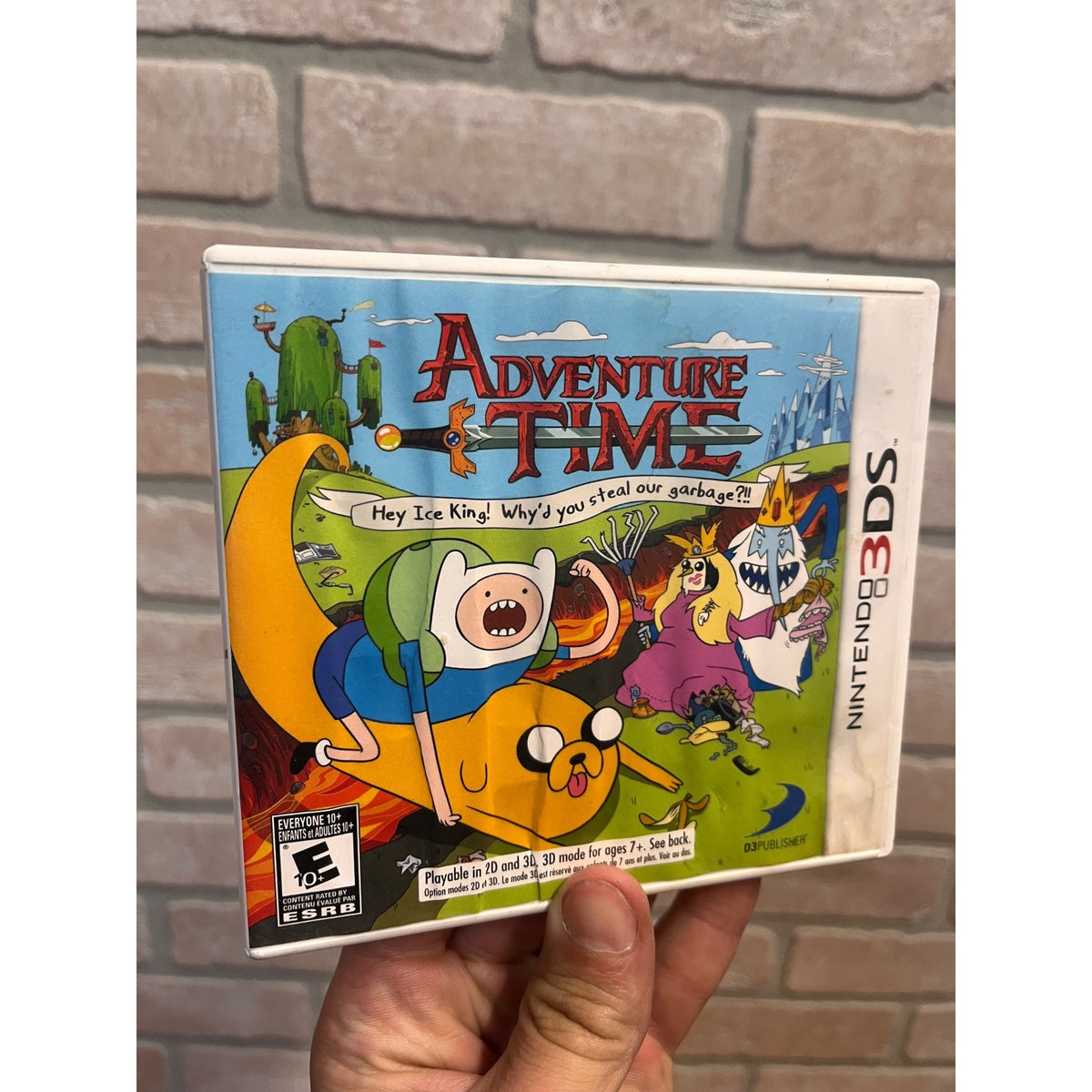 Adventure Time: Hey Ice King Why'd You Steal Our Garbage Nintendo 3DS CIB Tested