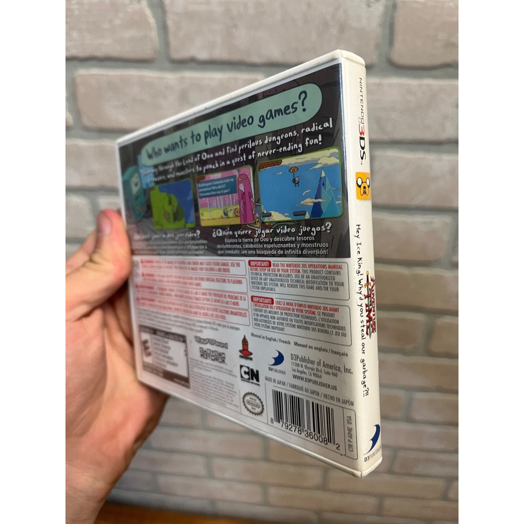 Adventure Time: Hey Ice King Why'd You Steal Our Garbage Nintendo 3DS CIB Tested