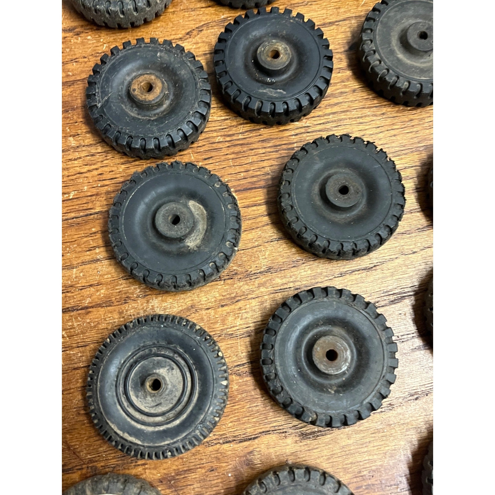 Vintage Original 1960s Tonka Plastic Tires & White Wall Sidewalls