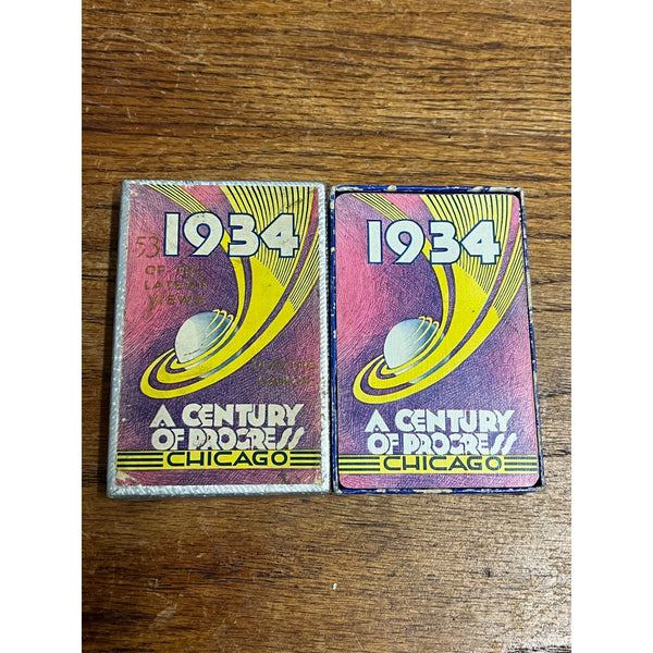 Vintage Playing Cards A Century of Progress Exposition Chicago 1934