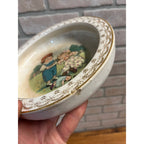 Antique Victorian Baby Feeding Dish Bowl Plate Dolly Dingle Doll Campbell Soup Kids