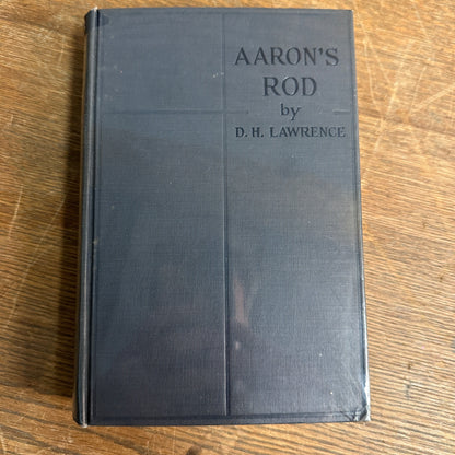 Aaron's Rod (D.H. Lawrence) 1922 3rd Printing Hardcover Dust Jacket - VG