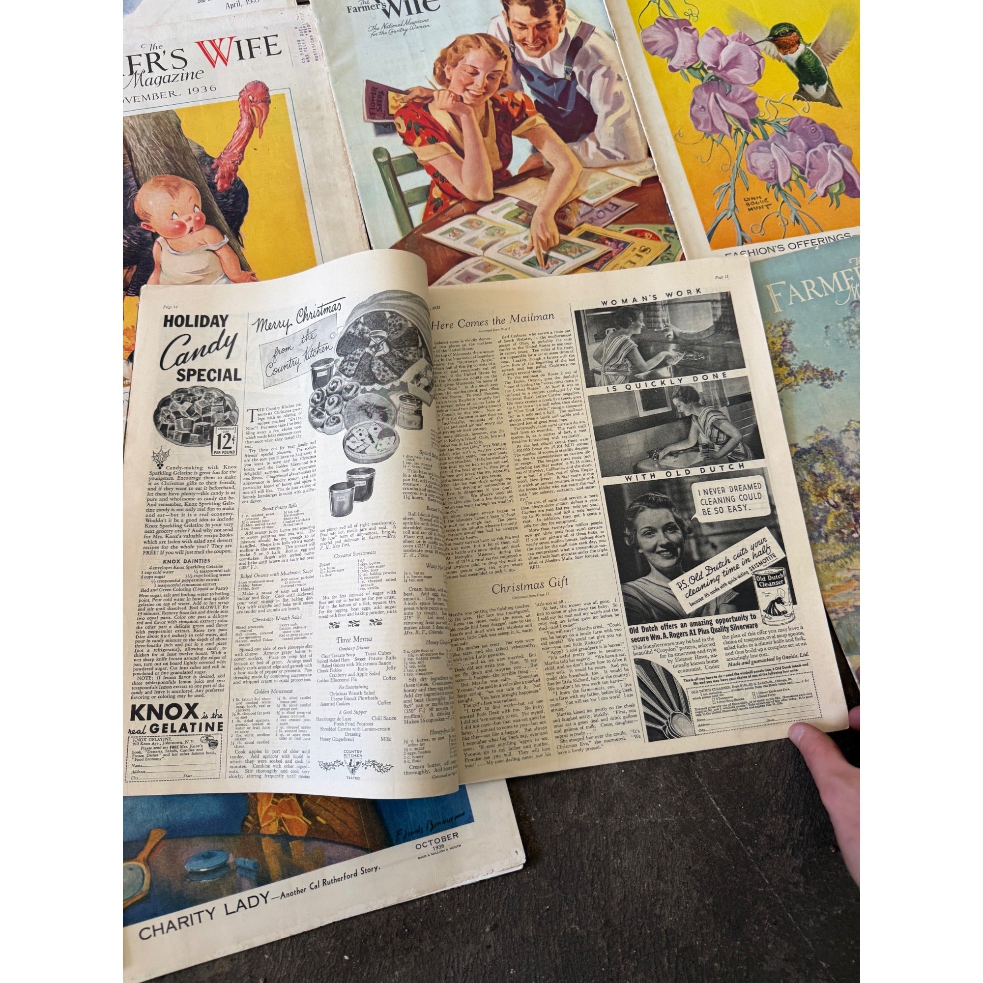 Vintage Farm Journal Farmer's Wife Magazine Lot of 30 1930s 1940s Paper Ephemera