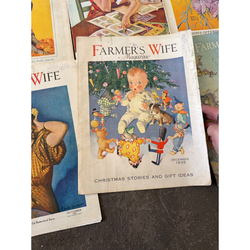Vintage Farm Journal Farmer's Wife Magazine Lot of 30 1930s 1940s Paper Ephemera