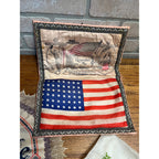 Vintage WW1 Sweetheart Remember Me Pillow Case Letter Pouch w/ Hankerchiefs
