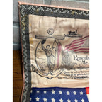 Vintage WW1 Sweetheart Remember Me Pillow Case Letter Pouch w/ Hankerchiefs