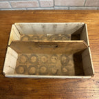Vintage 7up Family Pack Carrier Milwaukee Wis Bottling Crate Cardboard