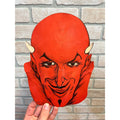RARE Vintage Halloween Die Cut Cardboard DEVIL SATAN MASK EMERICK’S Buffalo, NY
