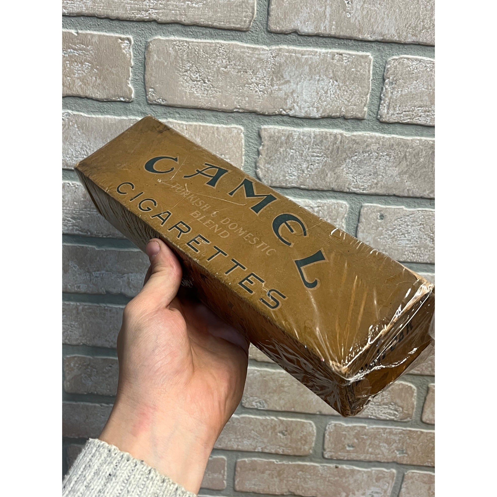 Vintage Early Camel Cigarettes Cardboard Box Carton EMPTY Turkish Blend