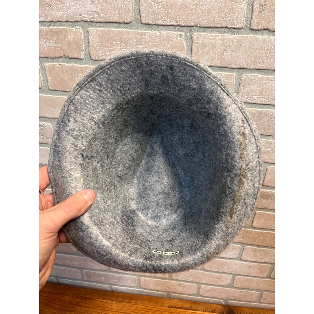 Vintage Leinenkugel's Grey Felt Oktoberfest Tyrolean Bavarian Hat Breweriana Advertising Chippewa Falls, WI