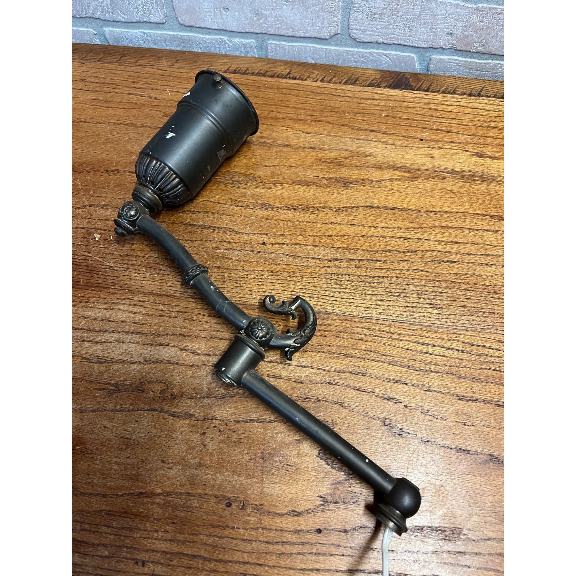 Vintage Rembrandt Bridge Swing Arm Floor Lamp Part Art Nouveau Art Deco