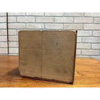 Vintage Season's Greetings Wood Apples Shipping Crate Box Yakima WA Santa Claus