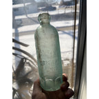 SM. EATON Watertown Wisconsin Blob Top Soda Bottle Hutchinson Hutch WI Wis