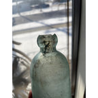SM. EATON Watertown Wisconsin Blob Top Soda Bottle Hutchinson Hutch WI Wis