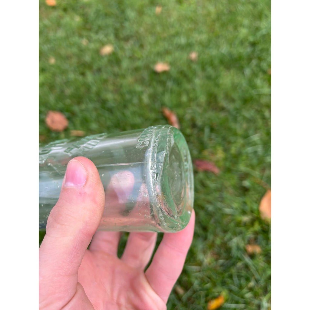 Princeton WI Beer Soda Bottle Princeton Bottling Works embossed 1933 clear