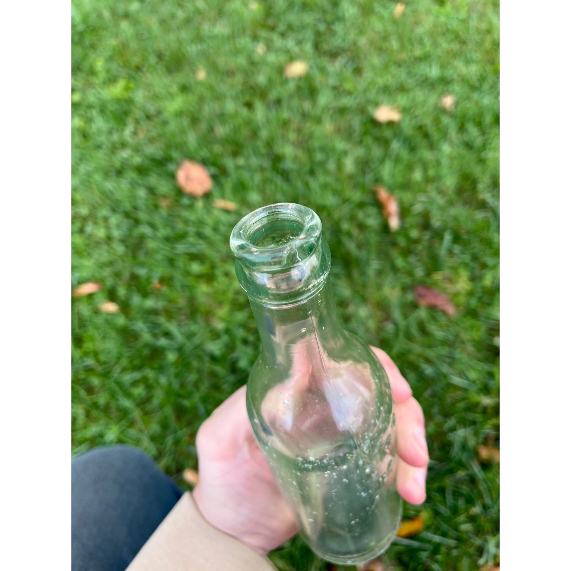 Princeton WI Beer Soda Bottle Princeton Bottling Works embossed 1933 clear