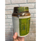Antique Sears Roebuck Rivera Brand Jelly Jam Stoneware Crock Advertising Primitive Farmhouse