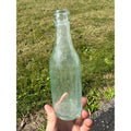 Vintage West Bend Beverages 7oz Embossed Soda Pop Bottle West Bend, Wisconsin