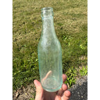 Vintage West Bend Beverages 7oz Embossed Soda Pop Bottle West Bend, Wisconsin
