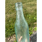 Vintage West Bend Beverages 7oz Embossed Soda Pop Bottle West Bend, Wisconsin