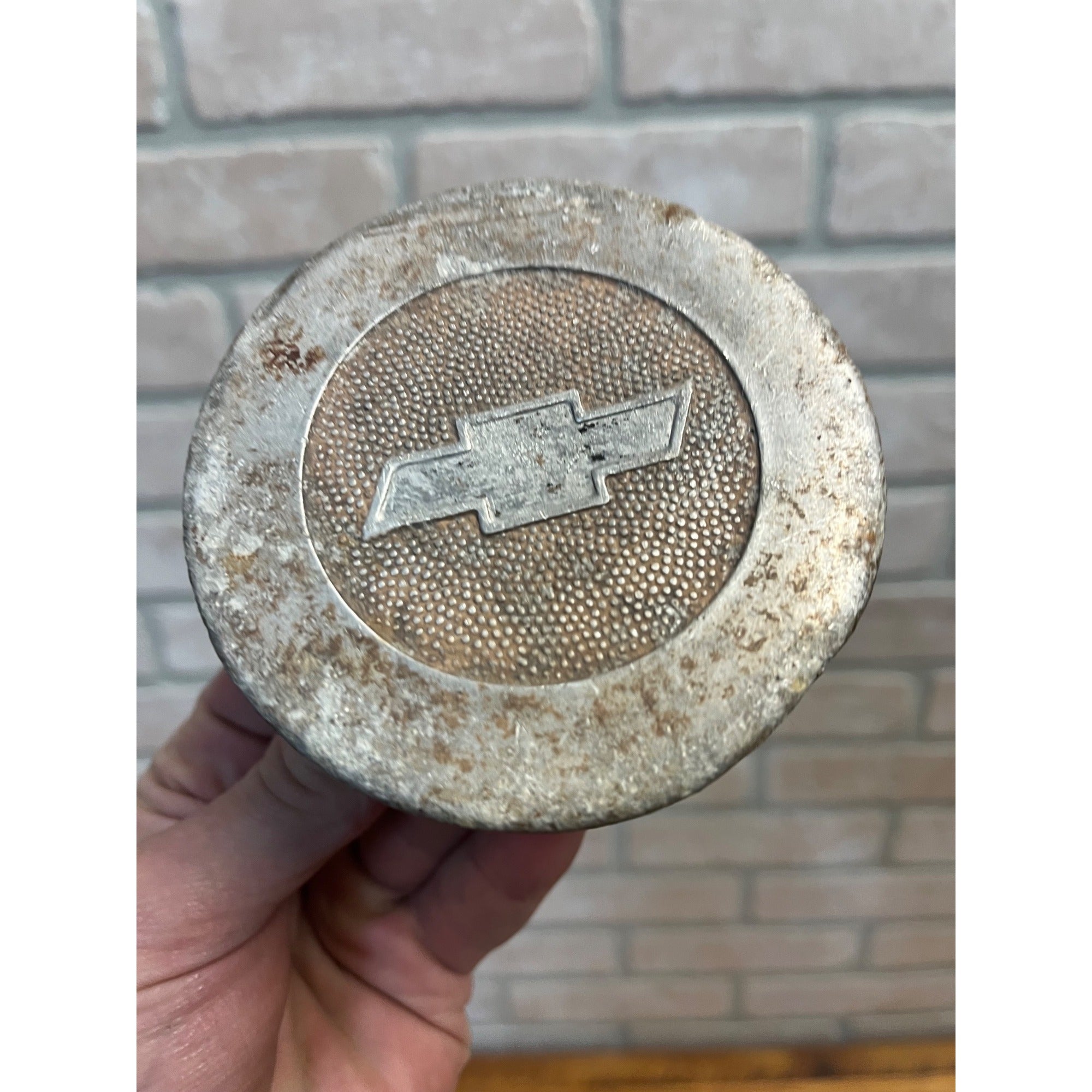 Original Chevrolet Chevy (2) Car Automobile Thread-On Cap Grease Dust Covers