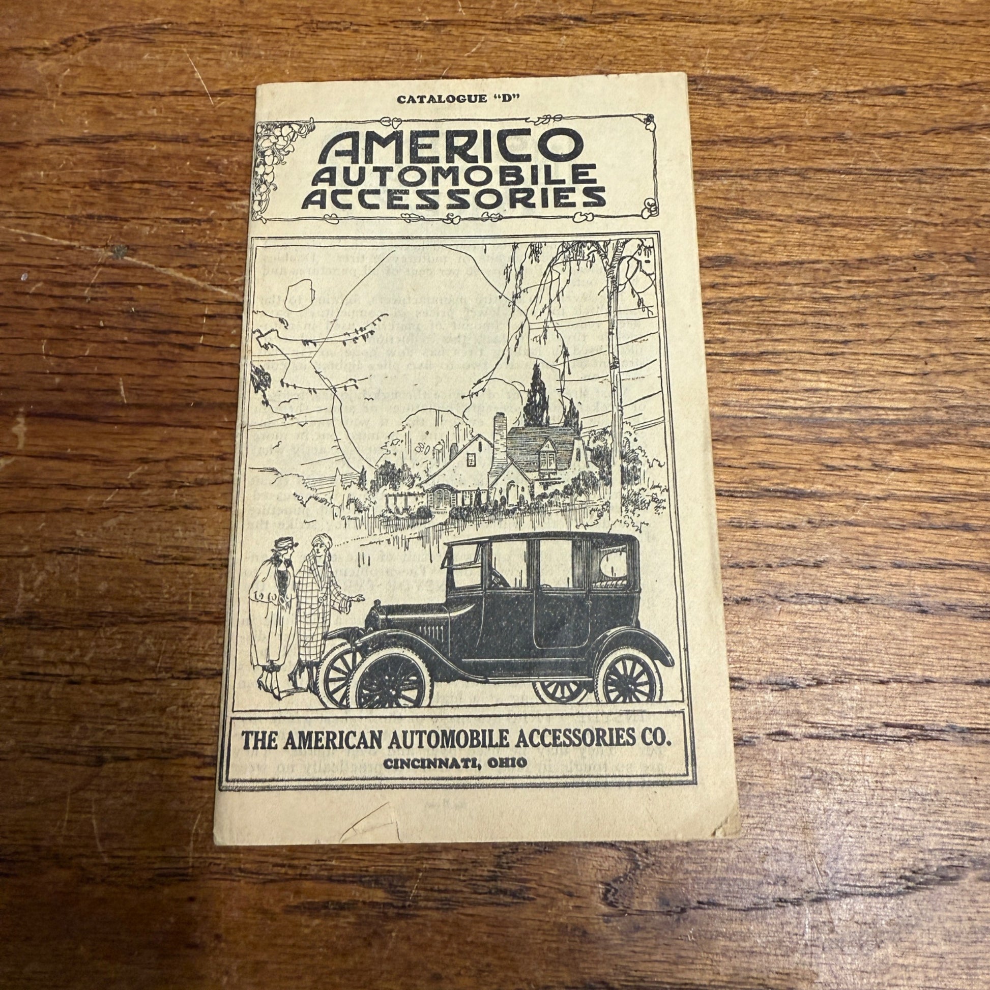 Vintage 1920s Americo Automobile Accessories Booklet Early Catalog Advertising