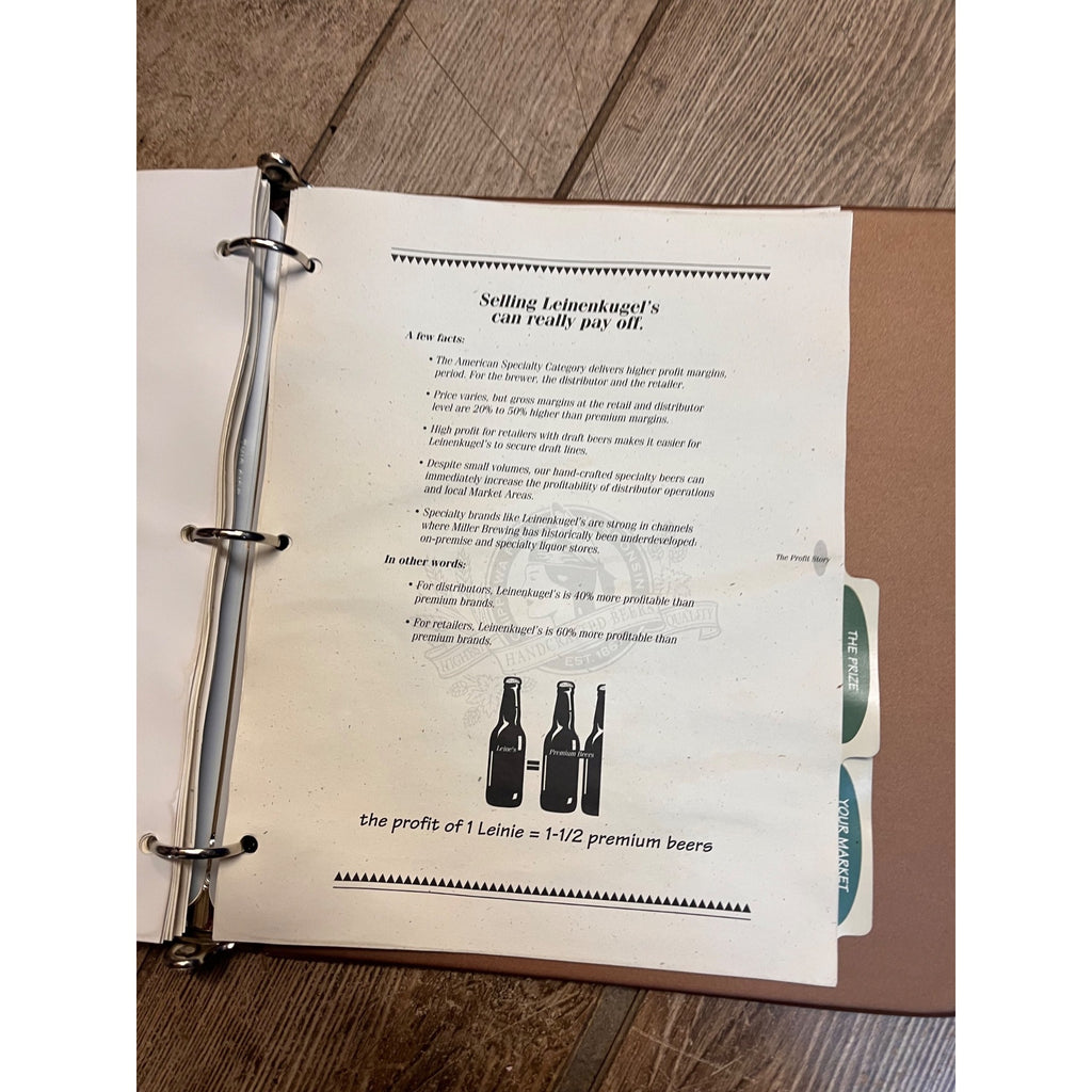 Vintage Leinenkugels Selling Guide The Legend of the Northwoods Complete Book