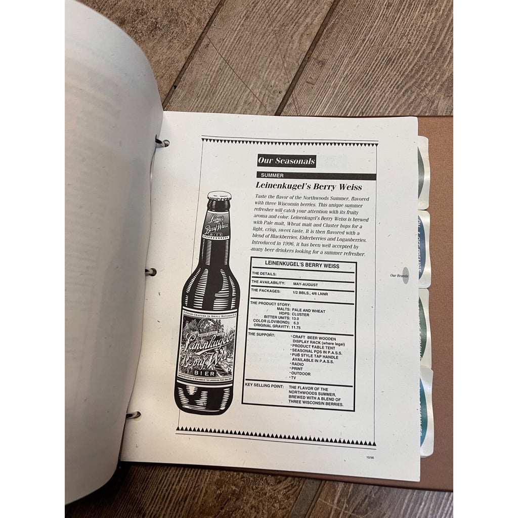 Vintage Leinenkugels Selling Guide The Legend of the Northwoods Complete Book