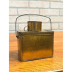 RARE c1900 Kranz Chicago Candy Tin Full Dinner Pail McKinley Teddy Roosevelt