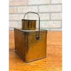 RARE c1900 Kranz Chicago Candy Tin Full Dinner Pail McKinley Teddy Roosevelt