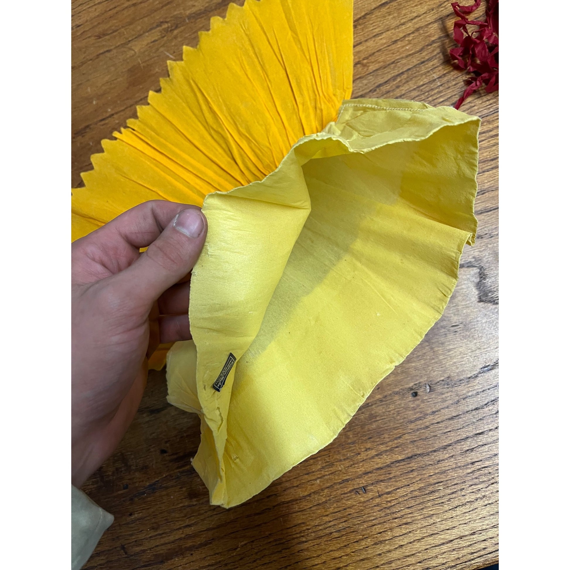Vintage 1930s Halloween Dennison Lot (2) Crepe Tissue Paper Costuem Party Hats